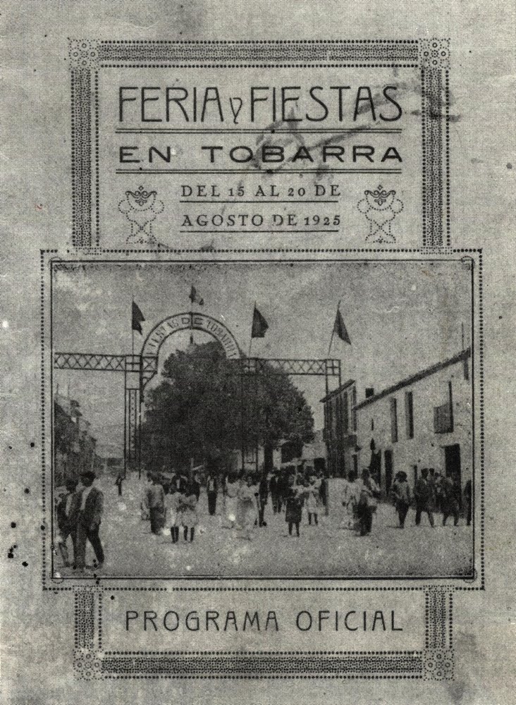 Feria y fiestas en honor a San Roque 1925 Tobarra